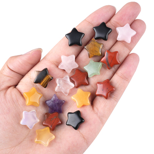 Mini Pentagramme en Cristal Naturel Non Perforé, Pierre de Poche, Décoration Paysagère, Pierre d'Anxiété, <span class=keywords><strong>Perles</strong></span> de Bijoux à Polir et à Lustrer - Product Image 3