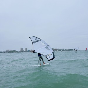 Nouvelle feuille de vent hydroptère pour surfer en fibre de carbone Wingsurfer avec accessoire de pompe pour les eaux océaniques - Product Image 1
