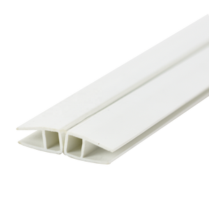 Profilé en PVC coextrudé pour présentoir de panneaux de verre, marque <span class=keywords><strong>Gesu</strong></span>, modèle GS-016, certifié ISO, découpe experte - Product Image 2