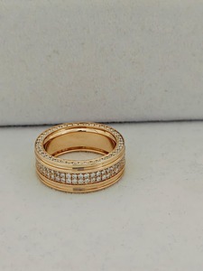 Classic Custom Luxury Women's <b>Rings</b> Trendy Anniversary Gift <b>Open</b> Design 14k/18k Gold Lab Grown Diamond Brilliant Cut Color D - Product Image 2