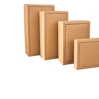Boîte à emporter rigide en papier kraft recyclable avec pelliculage mat, gaufrage et revêtement UV pour sushis, chips, aliments pour bébés et conserves