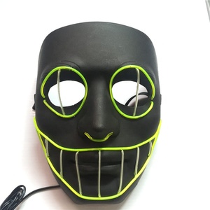 En <span class=keywords><strong>la</strong></span> <span class=keywords><strong>noche</strong></span> <span class=keywords><strong>de</strong></span> DJ Cosplay decoración luminiscente máscara <span class=keywords><strong>de</strong></span> Halloween fiesta <span class=keywords><strong>de</strong></span> diseño - Product Image 1