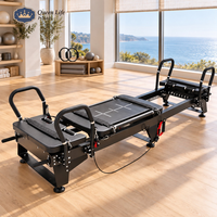 Mesin Reformer Pilates Aluminium Berkualitas Tinggi Queenlife Private Label, Peralatan Gym Custom, Perlengkapan Kebugaran Baru