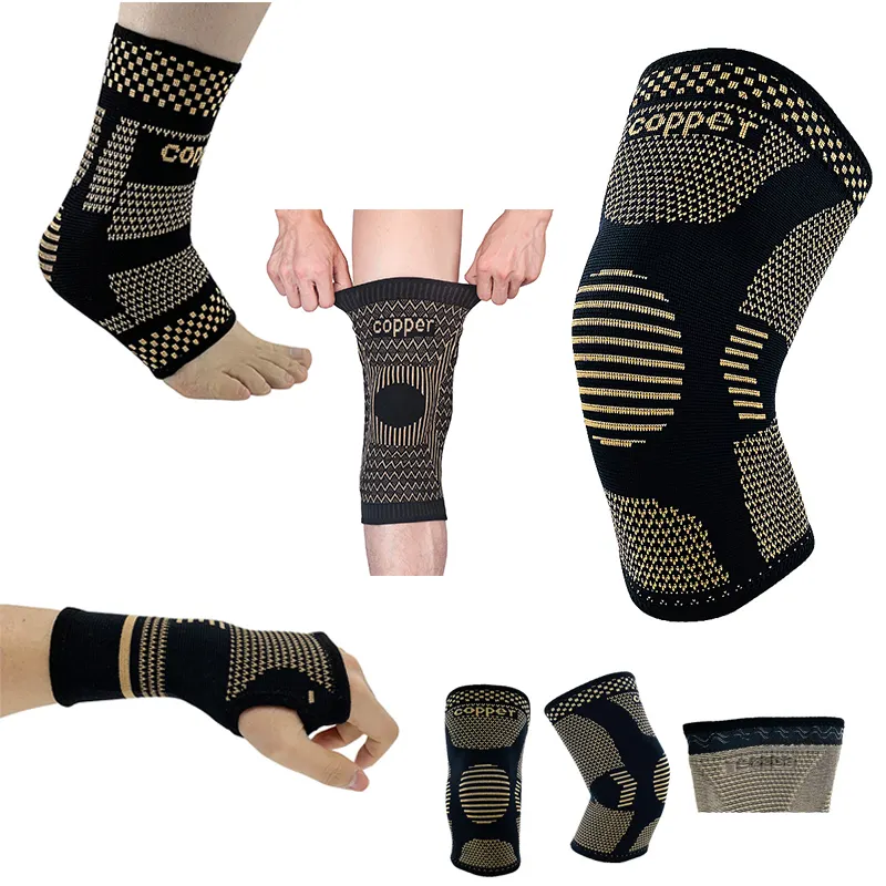 Professional Knee Brace Compression Knee Sleeve Exercise Sports Protection Support Wrist Ankle Knee Brace For Fitness Safety