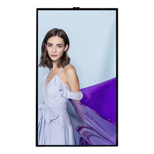 Layar pemutar poster iklan toko 2K 4K semi-outdoor menghadap kecerahan tinggi jendela toko layar gantung papan reklame <span class=keywords><strong>digital</strong></span> <span class=keywords><strong>lcd</strong></span> - Product Image 5