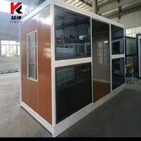 Casa Modular Plegable Tipo Z de Alta Calidad, Viviendas Prefabricadas Plegables, Casa Prefabricada de 20 pies, Casa Contenedor Económica