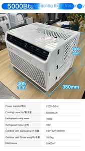 เครื่องปรับอากาศแบบติดหน้าต่าง <span class=keywords><strong>Hisense</strong></span> 1/1.5/2 แรงม้า ระบบอินเวอร์เตอร์ 5000/9000/12000/18000 บีทียู  แบบทำความเย็นเท่านั้น พร้อมรีโมทคอนโทรล - Product Image 6