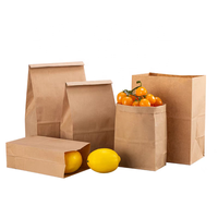 Emballage pour poulet frit, nuggets, hamburgers, frites, sacs en papier personnalisés avec logo, écologiques, pour restaurants YMD