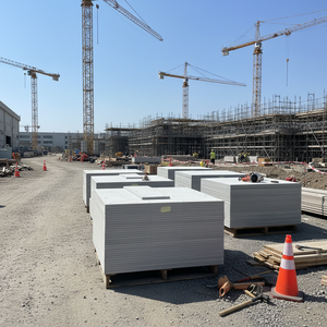 แผ่นไฟเบอร์ซีเมนต์ ทนไฟ กันความชื้น ฉนวนกันเสียง สำหรับงานก่อสร้างที่อยู่อาศัยและเชิงพาณิชย์ - Product Image 3