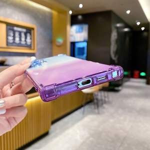 Nuovo caso per <span class=keywords><strong>Samsung</strong></span> S24 Ultra quattro angolo Anti-goccia TPU chiaro gradiente custodia per telefono per <span class=keywords><strong>Samsung</strong></span> Galaxy S24 S23 S22 Ultra Plus - Product Image 3