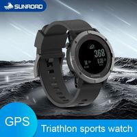 Jiubai Sunroad GPS Sportuhr Digitaler Höhenmesser Kompass Barometer Wasserdicht Radfahren Laufen Schwimmen Herzfrequenzmesser BT