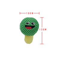 Vente en gros de légumes farcis personnalisés pour animaux de compagnie Jouets à mâcher mignons et amusants pour brocoli et carottes Jouets pour chiens en peluche douce et agréable