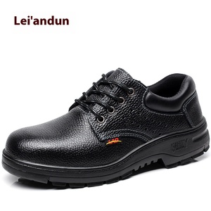 <span class=keywords><strong>Zapatos</strong></span> de Seguridad para Hombre, Calzado de Trabajo de Cuero de Vaca, Resistente al Desgaste, Punta de Acero, <span class=keywords><strong>Invierno</strong></span>, Cuatro Estaciones - Product Image 2