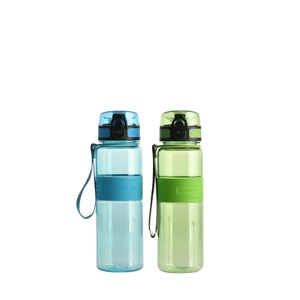 silicona de deporte de manga <span class=keywords><strong>cantante</strong></span> capa de plástico de 17oz portátil botella de agua al aire libre - Product Image 1