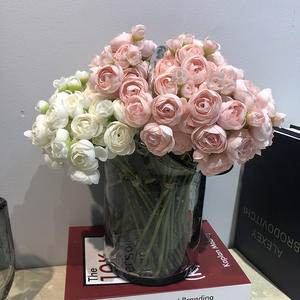 Fabricant Jarrey Mini fleurs de renoncule en soie artificielles pour bricolage Bouquets <span class=keywords><strong>D</strong></span>écoration intérieure Centres de table de mariage Arrangement floral - Product Image 3