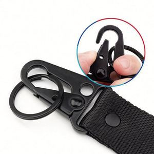 Correa de muñeca personalizada para motocicleta al por mayor, llavero con boca de águila, gancho de metal, cuero, poliéster, logotipo personalizado, colores Pantone - Product Image 2