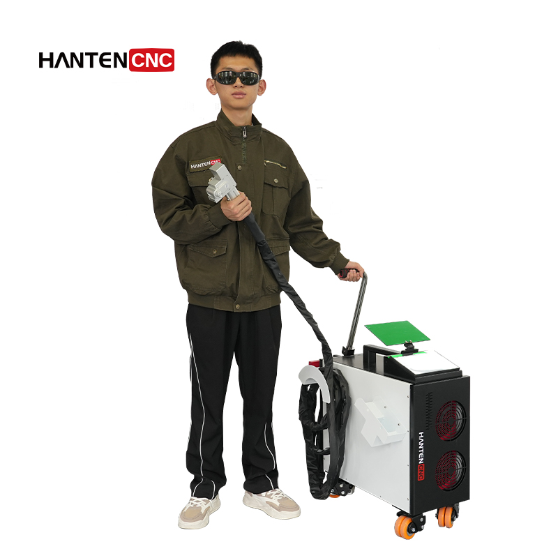 High Power Fiber Laser Rust Removal Machine 1500W Handheld Cleaning Equipment for Metal Paint Coating