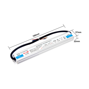 ไดรเวอร์ไฟ LED แบบกันน้ำ IP67 กำลังไฟ 36W แรงดันคงที่ PFC สำหรับไฟ LED Strip 170-264V AC-DC 12V 24V  แหล่งจ่ายไฟสำหรับกล่องไฟโฆษณา - Product Image 3