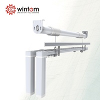 Rail de rideau motorisé intelligent WINTOM pour grandes villas à fenêtres hautes - Design moderne pour salon et bureau