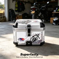 Boîtes à bagages étanches de haute qualité en provenance de Chine, boîtes de rangement arrière pour moto, fournisseurs d'accessoires pour moto