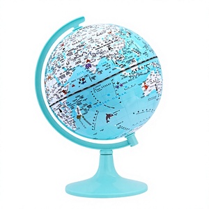 20cm Macaron-Colored Plastic <strong>Childrens</strong> High-Definition AR <strong>Globe</strong> with Lighting Gift for Students - Product Image 1