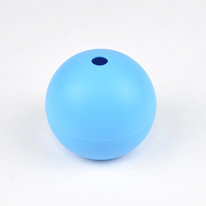 Molde de silicona para bolas de hielo, forma de esfera, azul, reutilizable, para herramientas de whisky y helado - Product Image 1