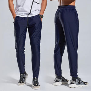 Pantalones deportivos transpirables para hombre, para deportes al aire libre, correr y entrenamiento de baloncesto, pantalones de chándal de ajuste regular de alta elasticidad - Product Image 3