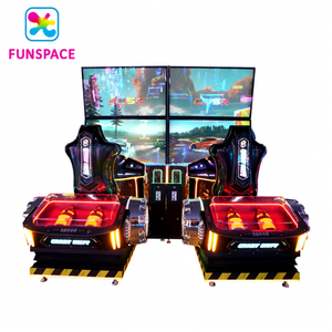 เครื่องเล่นเกมขับรถแบบหยอดเหรียญ Funspace Game Center สำหรับ 2 ผู้เล่น หน้าจอ HD 65 นิ้ว เครื่องเกมแข่งรถ - Product Image 1