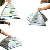 Outil de spécialité de couverture anti-poussière de légumes pliable d'isolation d'hiver de grand carré pour la table à manger à la maison
