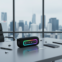 TG428PRO Enceinte sans fil personnalisée en gros, Subwoofer intelligent mini étanche avec LED RGB, Enceintes portables pour gaming