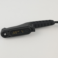 PMLN8341 PMLN8341A Radio bidirectionnelle portable, casque invisible à double fil, bouton PTT pour talkie-walkie MOTOROLA R7 FKP R7 NKP R7A