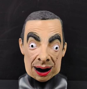 Mr Bean Mask Rowan Atkinson Masque de célébrité Comédien Film Jeu de rôle TV Show Fancy Dress Party Couvre-chef en latex - Product Image 2