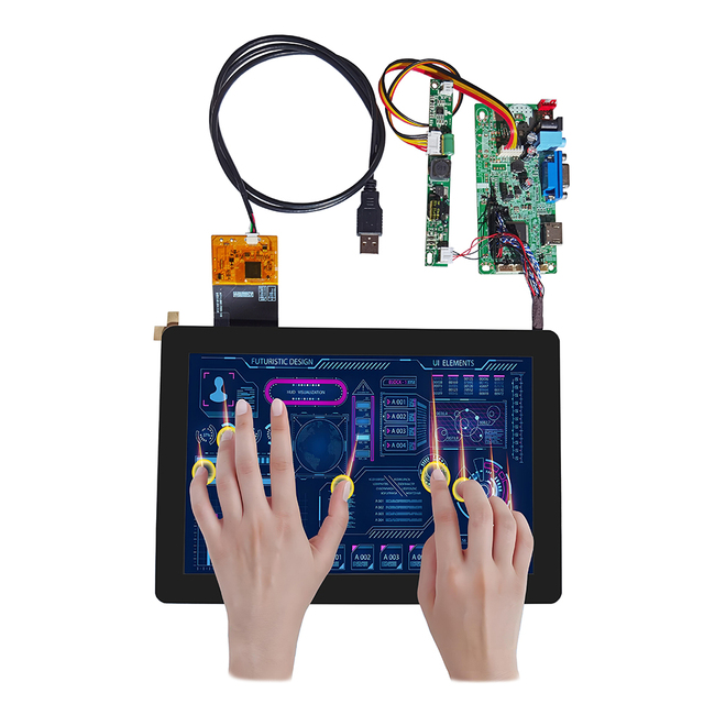Bestar 10.1" IPS LCD Capacitive Touch Display Module 1920x1200/1280x800 LVDS+USB 16.7M Colors 85 Viewing Angle