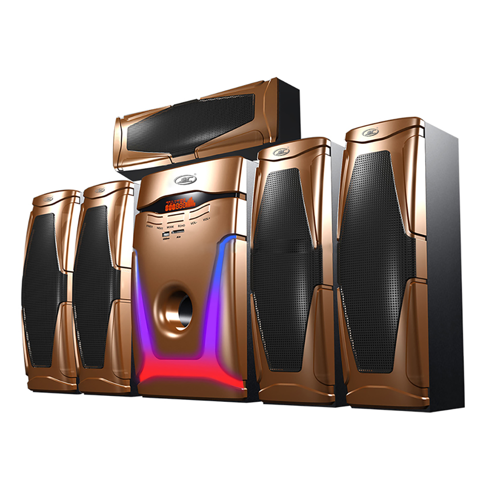 5,1 ch мультимедийная акустическая система, профессиональный аудио 5,1 мультимедийный динамик для домашнего кинотеатра с SD/BT/USB