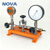 Calibrateur de pompe manuelle portable haute pression NOVA 60MPa - Équipement professionnel d'étalonnage de manomètre hydraulique manuel