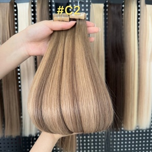 Extensions de cheveux à bandes adhésives régulières <span class=keywords><strong>ou</strong></span> injectées de haute qualité, extensions de cheveux humains invisibles à bandes adhésives - Product Image 6