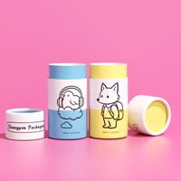 Emballage en carton kraft biodégradable écologique Déodorant Parfum Déodorant en stick Rouge à lèvres Tube en papier pour baume à lèvres