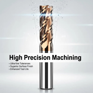 55 derece 4-Blade Tungsten çelik <span class=keywords><strong>CNC</strong></span> freze kesicisi düz Shanks alaşım parmak freze çakısı freze kesicisi - Product Image 2