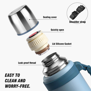 YATAI 1.4L/1.8L <b>Large</b> Capacity Hot/Cold Leak-Proof Stainless Steel 304 6-12 Hours Thermal Vacuum Insulated Travel <b>Flask</b> Custom - Product Image 3