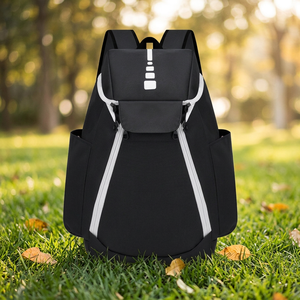 Sac à dos de sport Oxford imperméable personnalisé pour homme, sac de voyage décontracté en polyester pour l'entraînement de basketball, personnalisable - Product Image 1