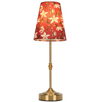 Lampe de bureau LED en relief faite à la main moderne contrôle tactile tissu créatif veilleuse haut de gamme petite lampe de table prise de charge pour