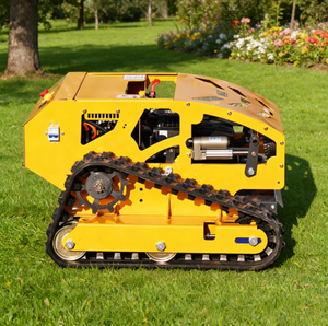 Robot désherbeur tout-terrain sur chenilles avec surveillance à distance, qualité industrielle, largeur de coupe 550 mm, capacité de montée 45 degrés - Product Image 5