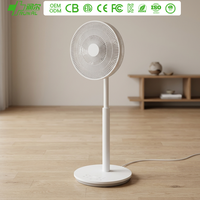 Ventilateur sur pied électrique oscillant 3D RUNAL 14 pouces à circulation d'air, refroidissement BLDC, télécommande, batterie, plastique, usage domestique