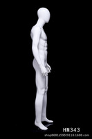 Mannequin pour vitrine, corps entier réaliste avec tête, accessoire de photographie, support d'affichage haut de gamme en FRP blanc mat