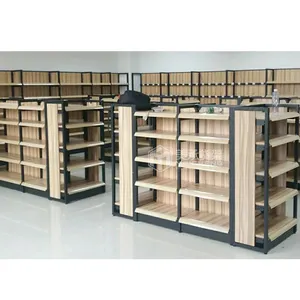 Meicheng新しいタイプのトップセールスーパーマーケット片面および両面増粘製品ディスプレイ棚