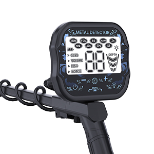 Detector de Metales con Pantalla LCD, Bobina de Búsqueda DD de 30 cm, Plástico Negro, Uso para Adultos - Product Image 2