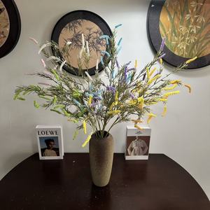 Junheyuan กิ่งลาเวนเดอร์โรสแมรี่เทียมสีม่วงสีขาวสีชมพูสีเหลืองสีฟ้าสีเขียวสำหรับตกแต่งงานแต่งงานการจัดดอกไม้ - Product Image 4