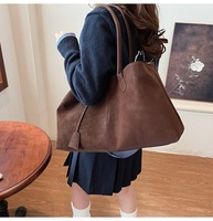 Nuevo Bolso de Mano Tipo Bandolera de Ante Esmerilado Retro Vintage de Alta Calidad para Mujer, Otoño Invierno