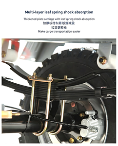 New Energy Electric Vehicle: Mini 2-Seater Fully Enclosed Mobility Vehicle with Rear Cargo Bed - Product Image 3