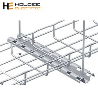 HOLDEE Panier de câblage en treillis métallique à connexion rapide - Style Cablofil pour centre de données